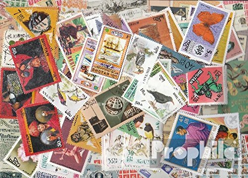 Prophila Collection Bhutan 100 Diversi Francobolli (Francobolli per i Collezionisti)