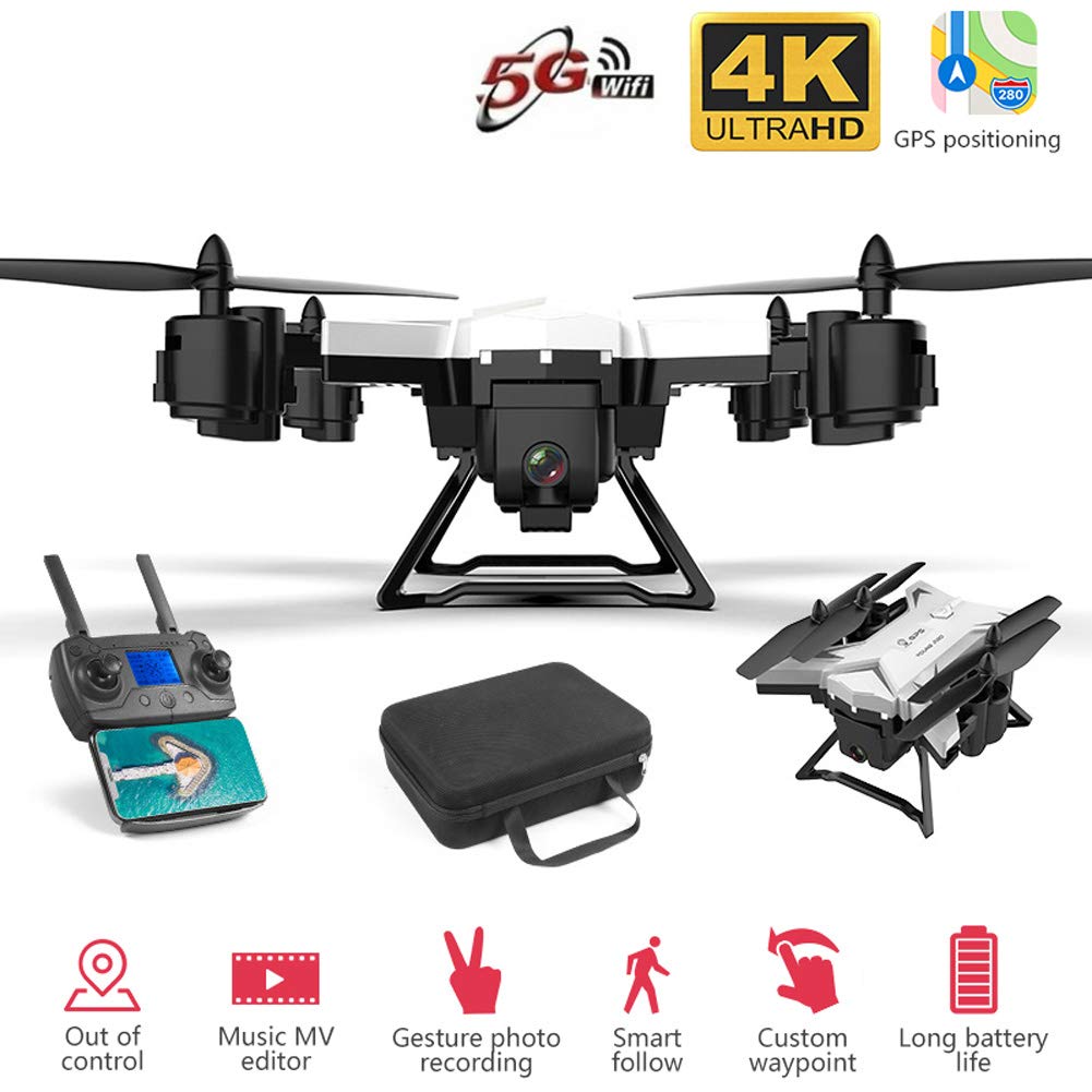 MROSW KY601G Professional Drone with Camera 4K HD 5G Wifi GPS FPV Remote Control Distance 2KM RC Quadcopter Helicopter Kid Toys