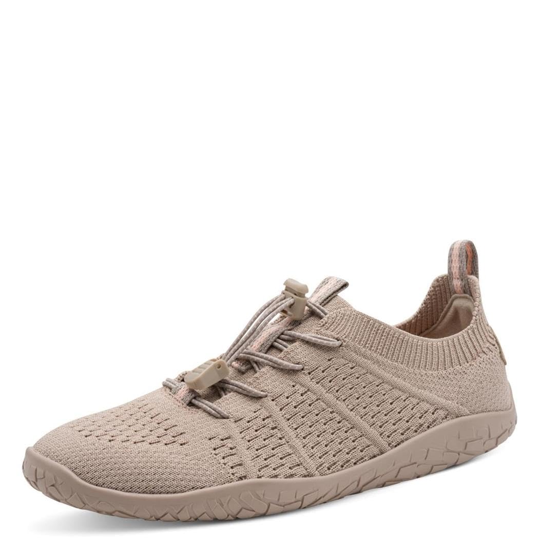 Jana Women's Damen Sneaker Low Vegan 8-23786-44, Taupe, 7.5 UK
