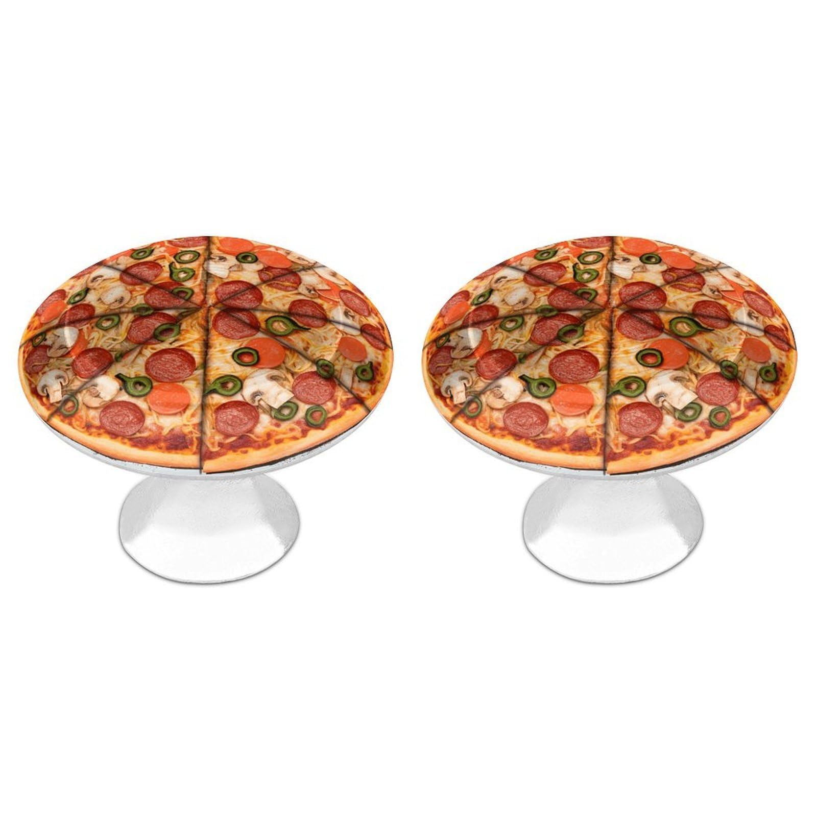 Btcowzrv Style I Love Pizza 2 Pack Cabinet Knobs Drawer Pulls
