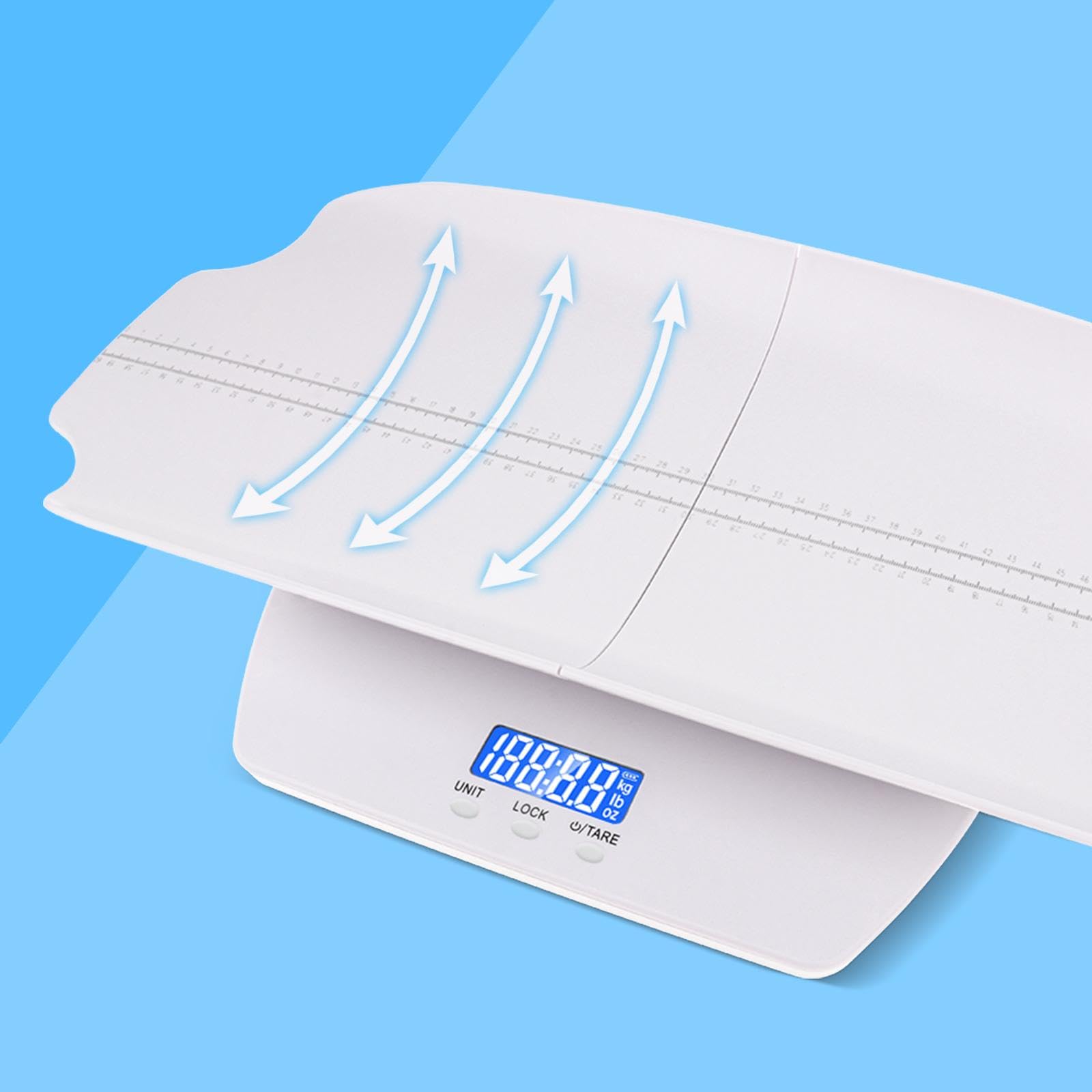 Yajuyi Bilancia Digitale Elettronica con Display per Neonati, per Negozi di Animali E Piscine