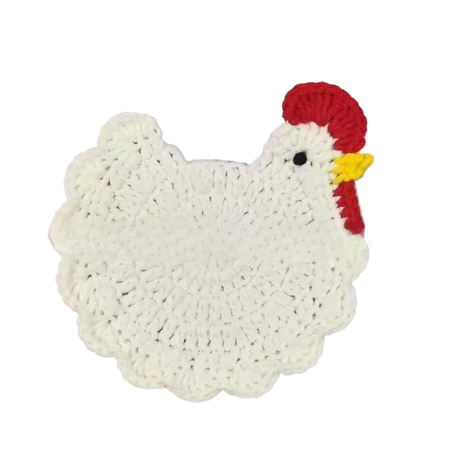 Dessous de verre poulet crochet pour éviter les traces d'eau sur les tables