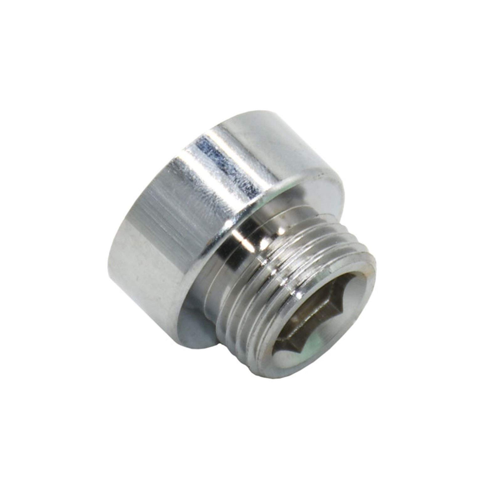 raccordo for tubo filettato in ottone, connettore riduttore boccola filettata in ottone, prolunga connettore riparazione tubo argento 1/2" maschio a 3/4" femmina giunto filettato in ottone riparazione