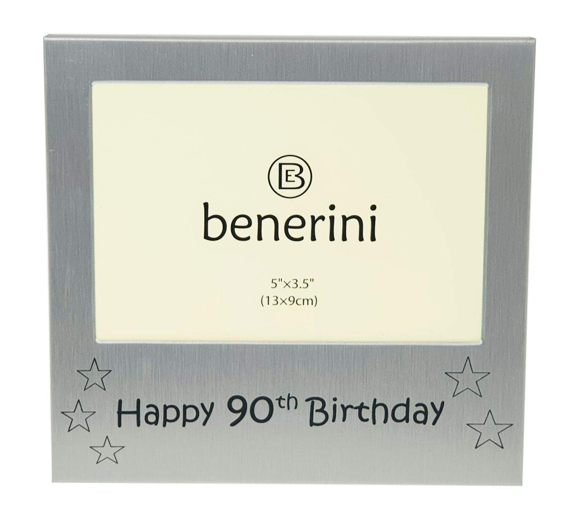 Happy 90th Birthday Photo Picture Frame - 5 x 3.5 Inches - Unique Gift Idea Keepsake