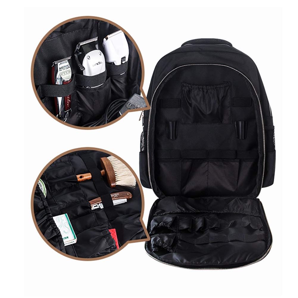 WANGXN Segeltuch-Rucksack-Schulter-Beutel Daypack für Mann-Frauen-Rucksack für Friseur Hair