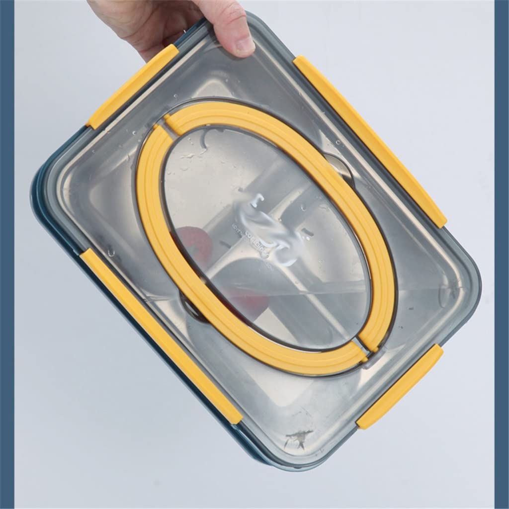 Bento Boîte Japonaise en Acier Inoxydable Boîte à Lunch for Le Petit déjeuner Boîte à Lunch Box Box Box Kitchen Ustensiles(Argento)