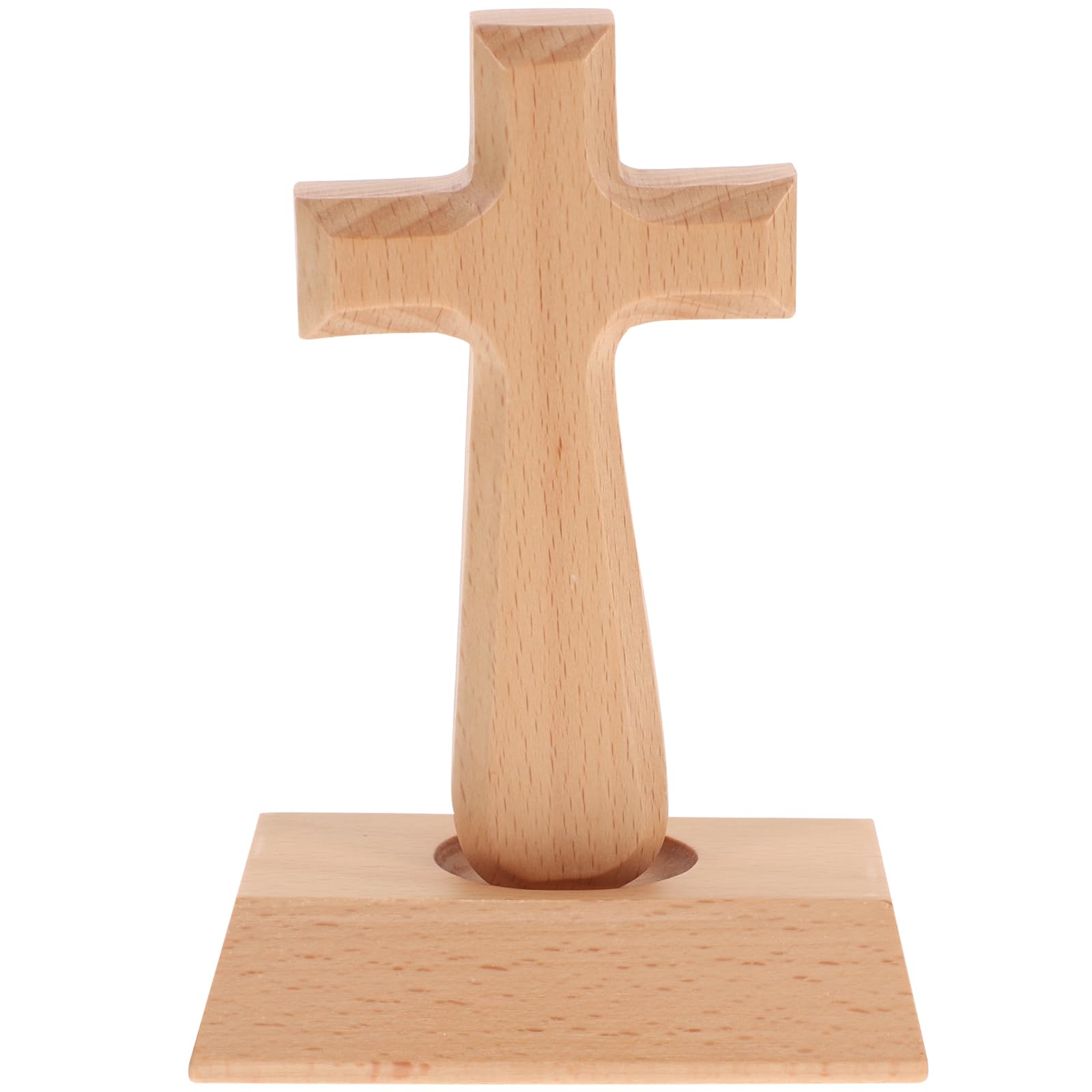Petite Croix En Bois Peint à La Main - 10 Cm - Fabriquée Au Salvador En Commerce équitable - Idéal Pour Enfants