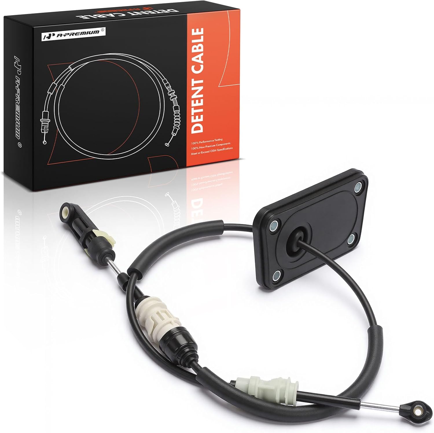 A-Premium 43.98 inch Automatic Transmission Detent Cable Compatible with Ram 1500 2018, ProMaster 1500 2014-2020, ProMaster 2500 3500, Only for V6 3.6L