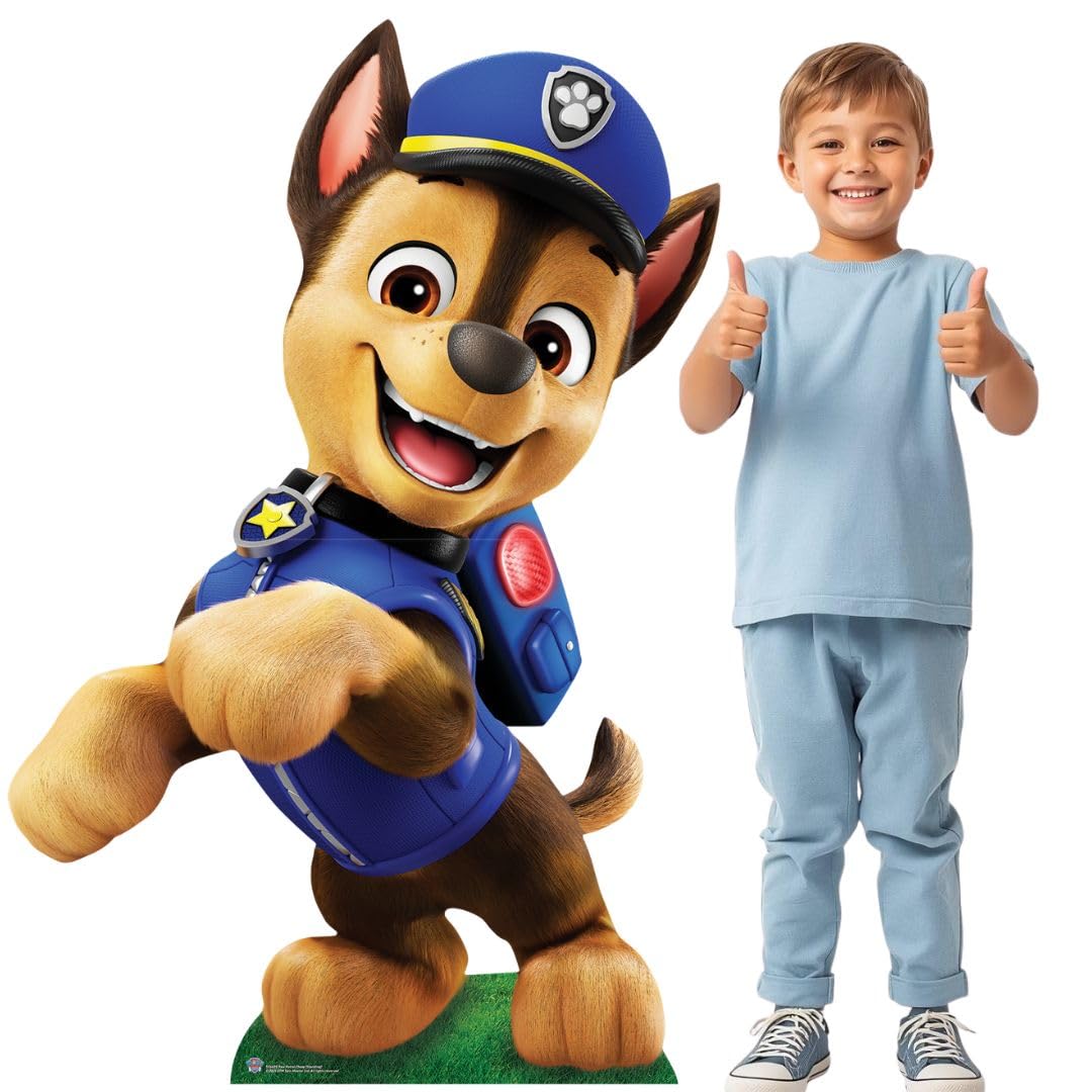 Star Cutouts Paw Patrol Chase Police Cardboard Cutout 4.4ft