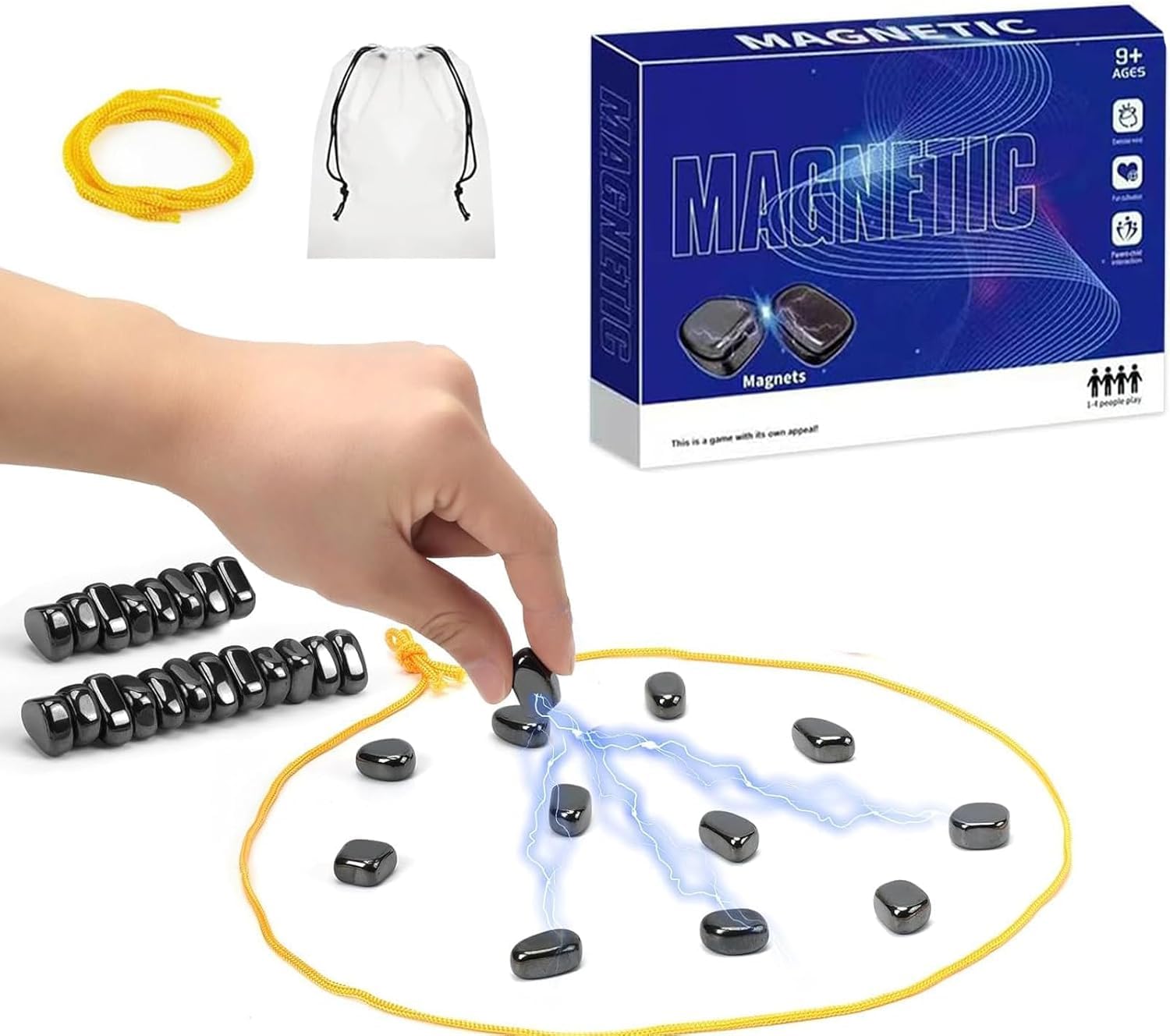 Magnetic Chess Game Logic Training Board Game for Kids Portable Educational Checkers Game Magnetic Chess for Family Gatherings-Combining Chess with Magnetic Game for Family Gathering and Travel