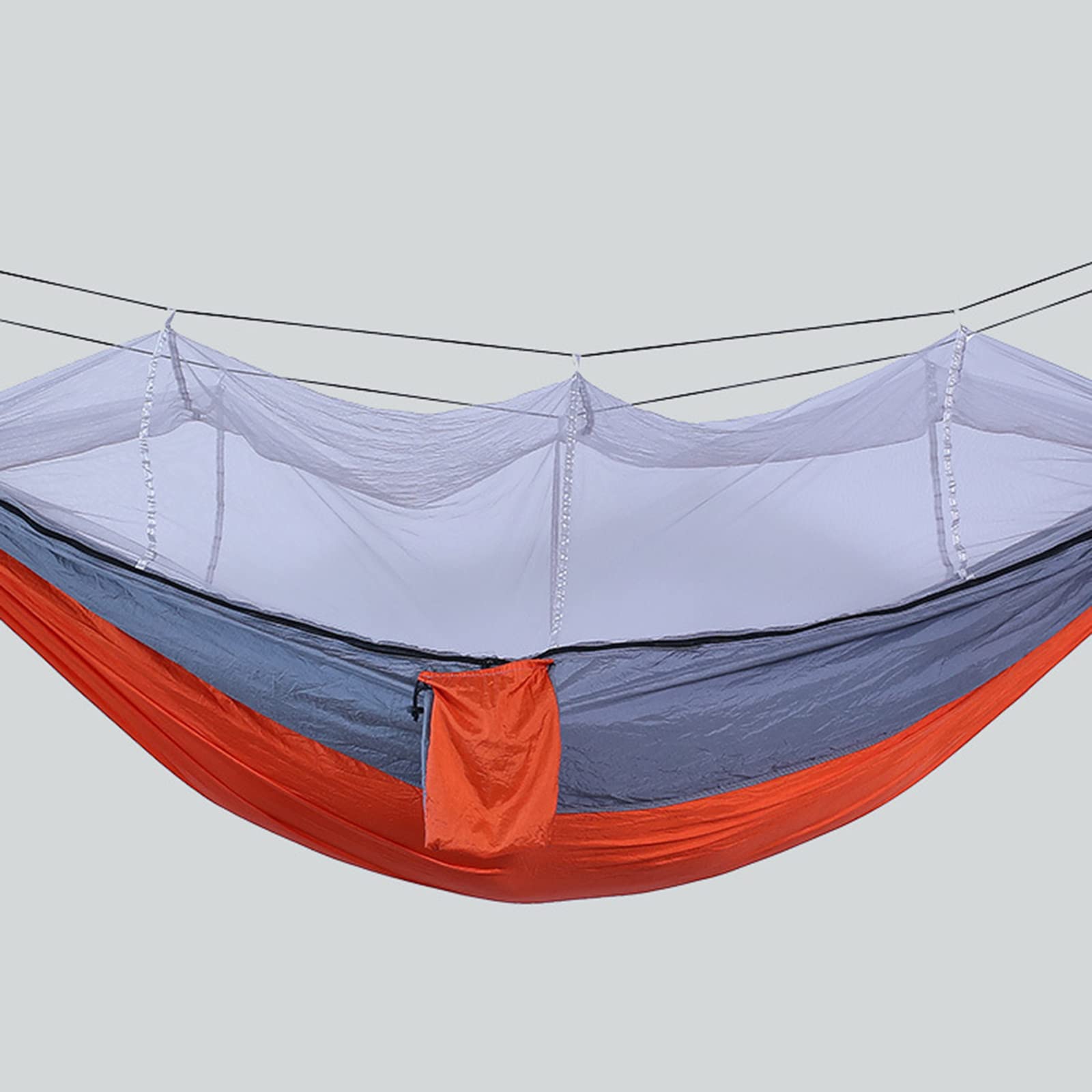 amaca da esterno, Rete da campeggio ultraleggera, portata 300 kg, 260 x 140 cm, paracadute in nylon traspirante for esterni, escursionismo, viaggi