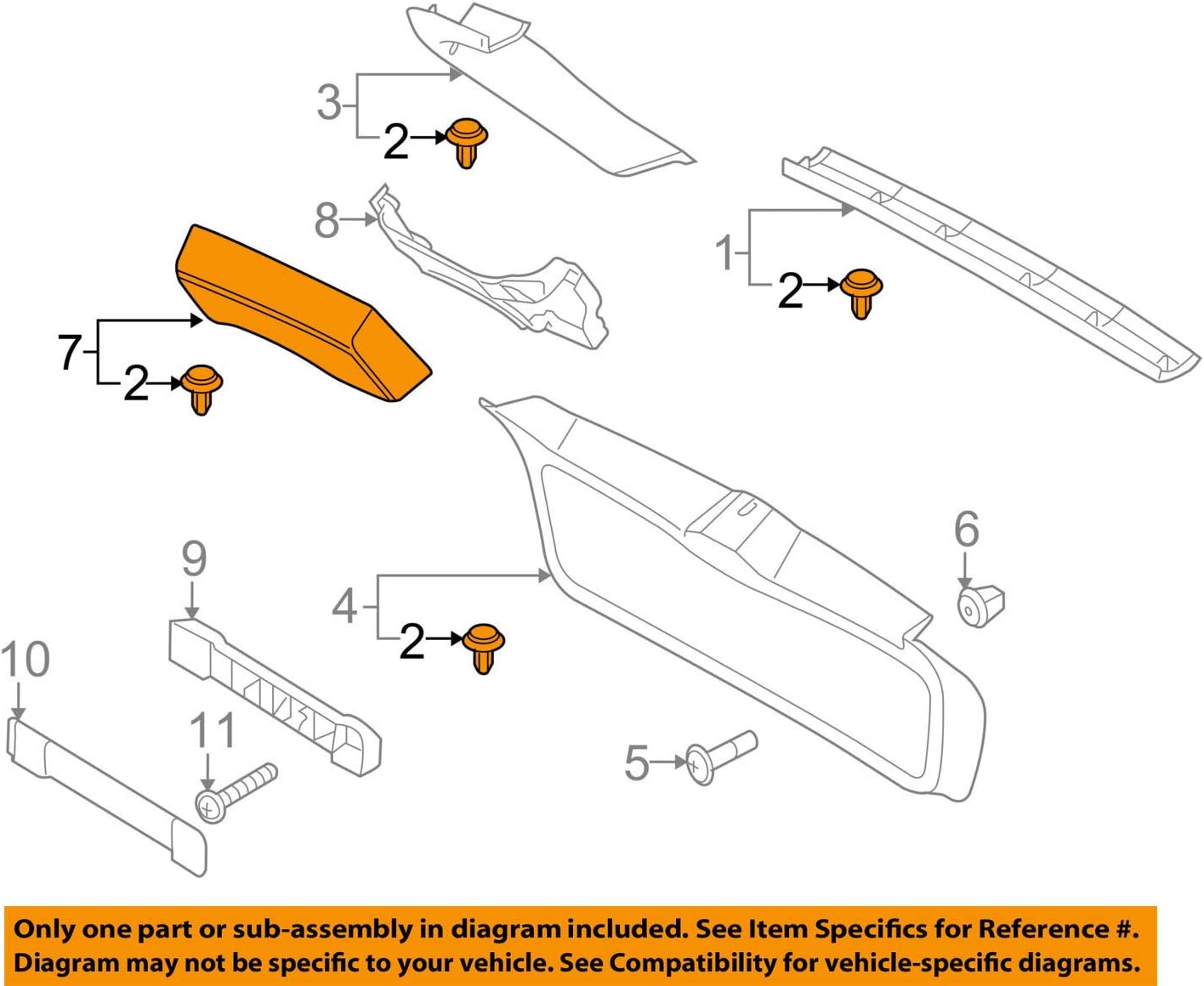 LAND ROVER TAILGATE WIPER MOTOR COVER RANGE ROVER SPORT 0513 NEW