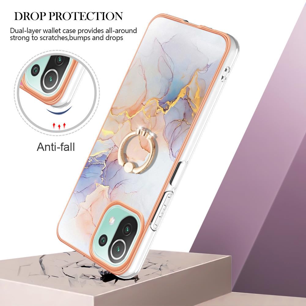 Amazon.com: XYX Case for Xiaomi Mi 11 Lite, Sparkling Marble TPU