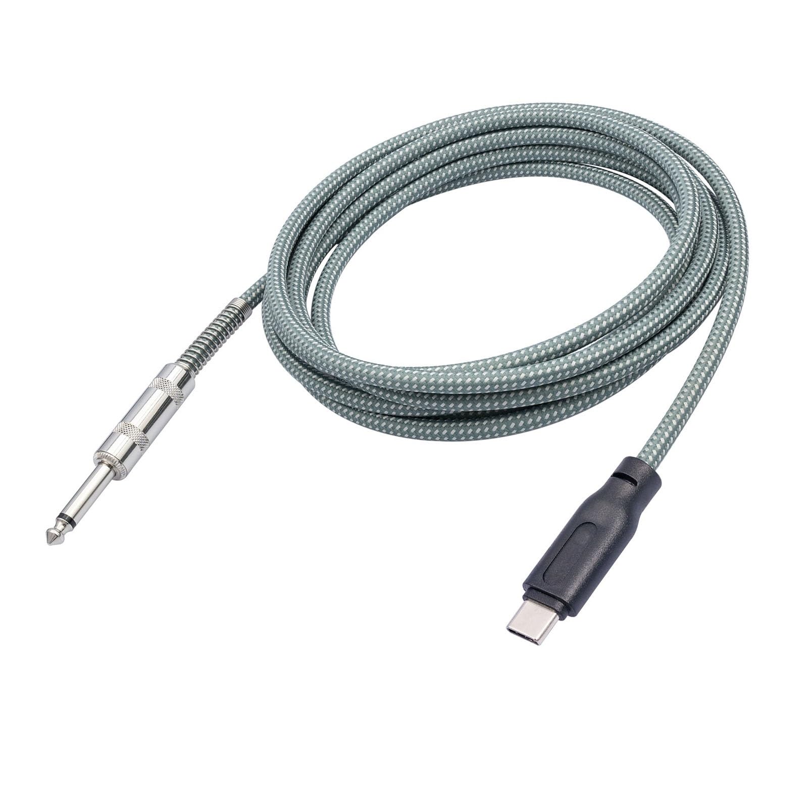 6,35 Mm Męski Do Męskiego Kabel Do Gitary Elektrycznej Telefonu Komórkowego Komputera Nagrywania Dźwięku(3 meters)