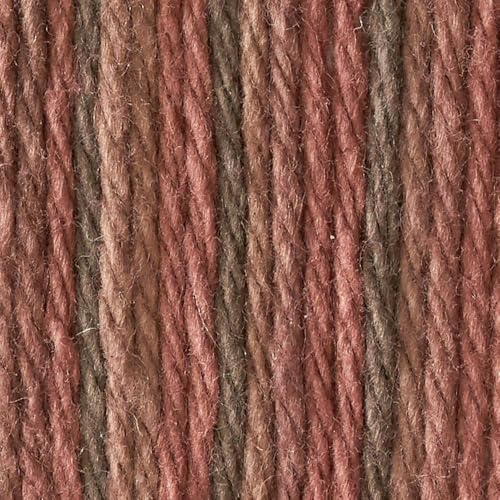 Image of Lily Sugar 'N Cream The Original Ombre Yarn, 2oz, Gauge 4 Medium, 100% Cotton, Terra Firma - Machine Wash & Dry