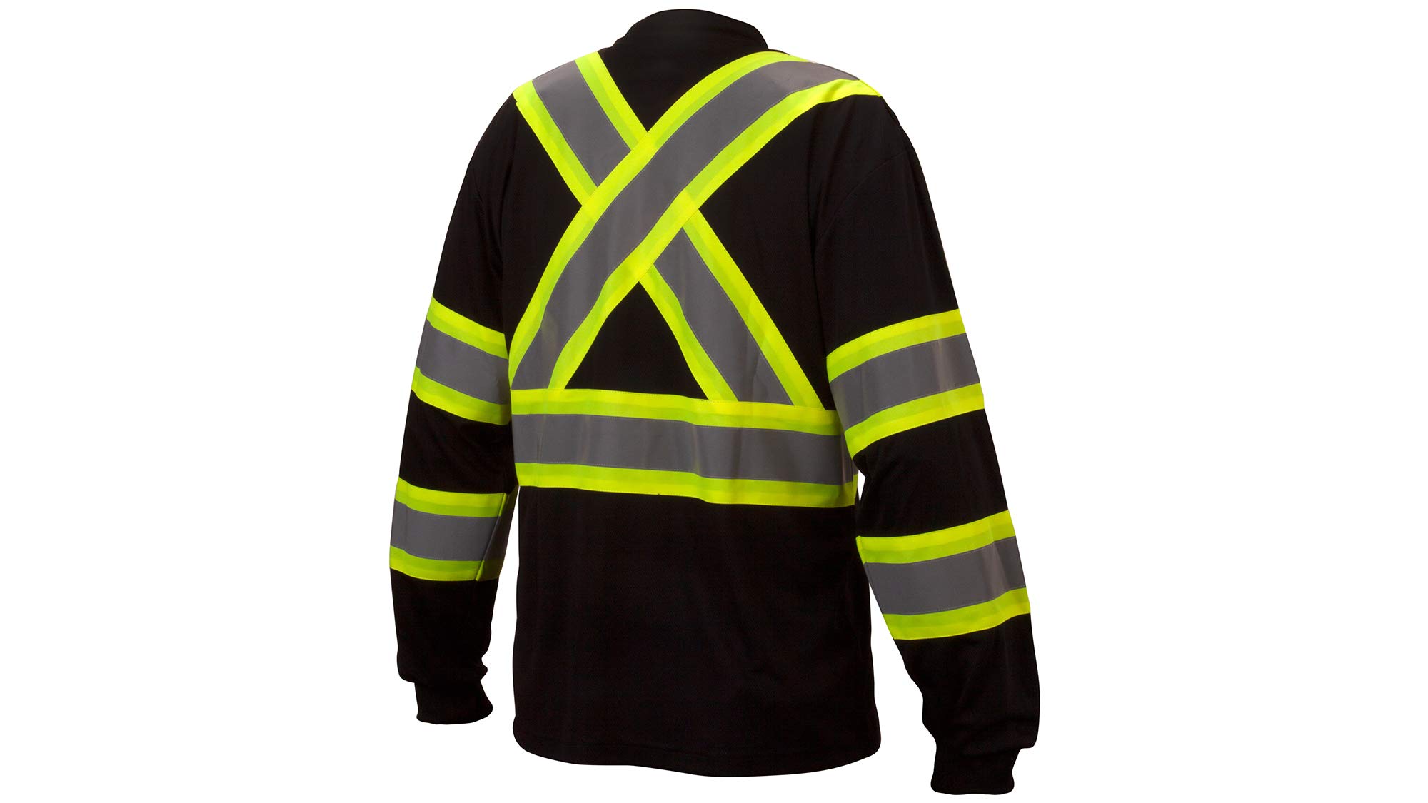 Pyramex Hi-Vis - Camiseta de manga larga que absorbe la humedad
