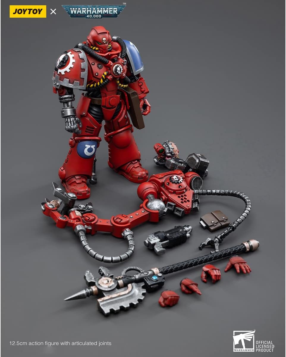 JOYTOY Warhammer 40K 1/18 Action Figure Ultramarines Primaris Techmarine Brother Tybestis Extreme Warrior Joy Toy Models