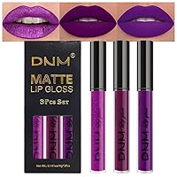 Vista 14 de evpct 2 Piezas Lápiz Labial Líquido Verde Esmeralda con Brillo Glitter, Brillo Labial Tinte y Delineador de Labios Retráctil, Set de Maquillaje