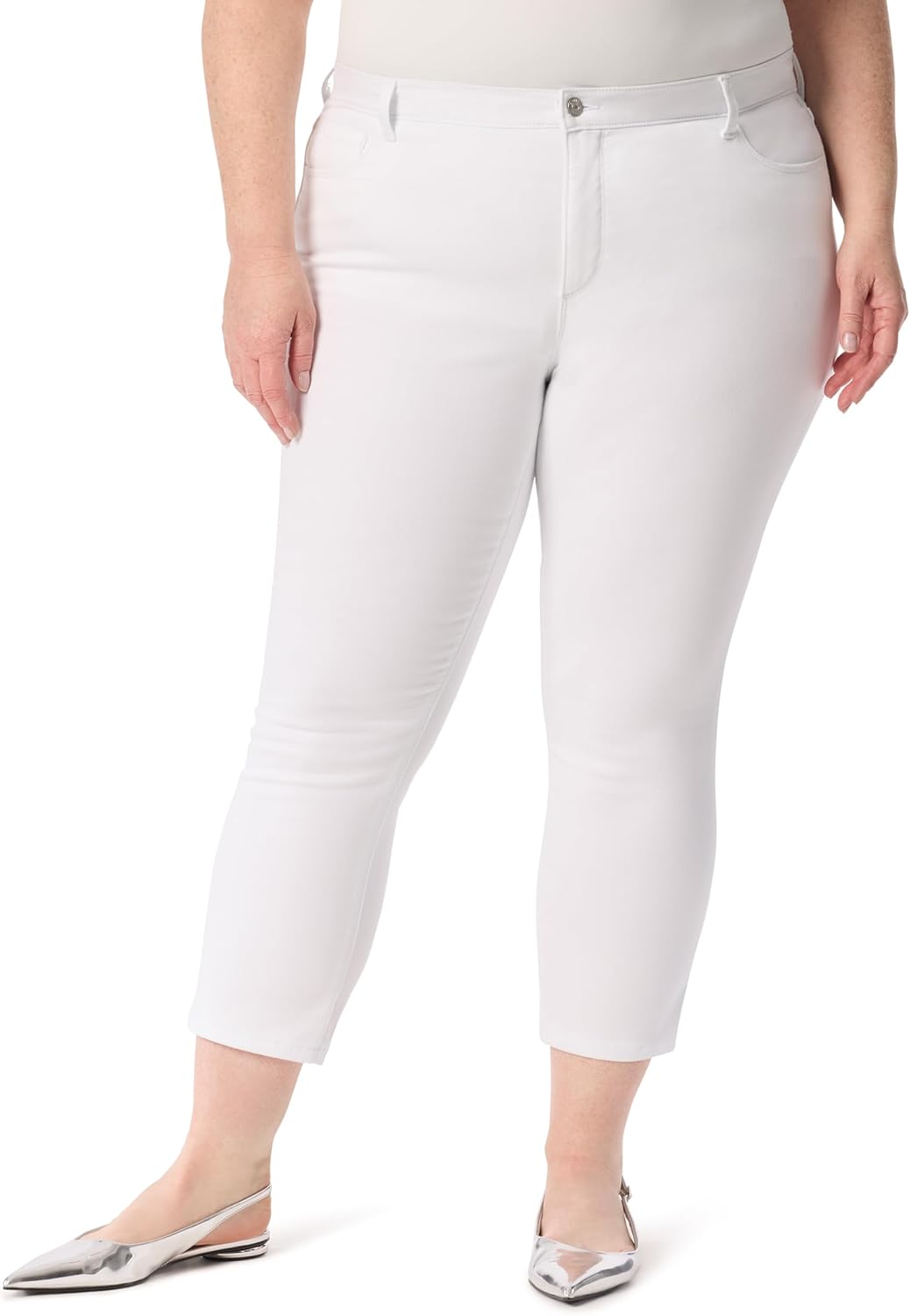 Gloria Vanderbilt Women’s Cali 5-Pocket High Rise Straight Leg Ankle Standard