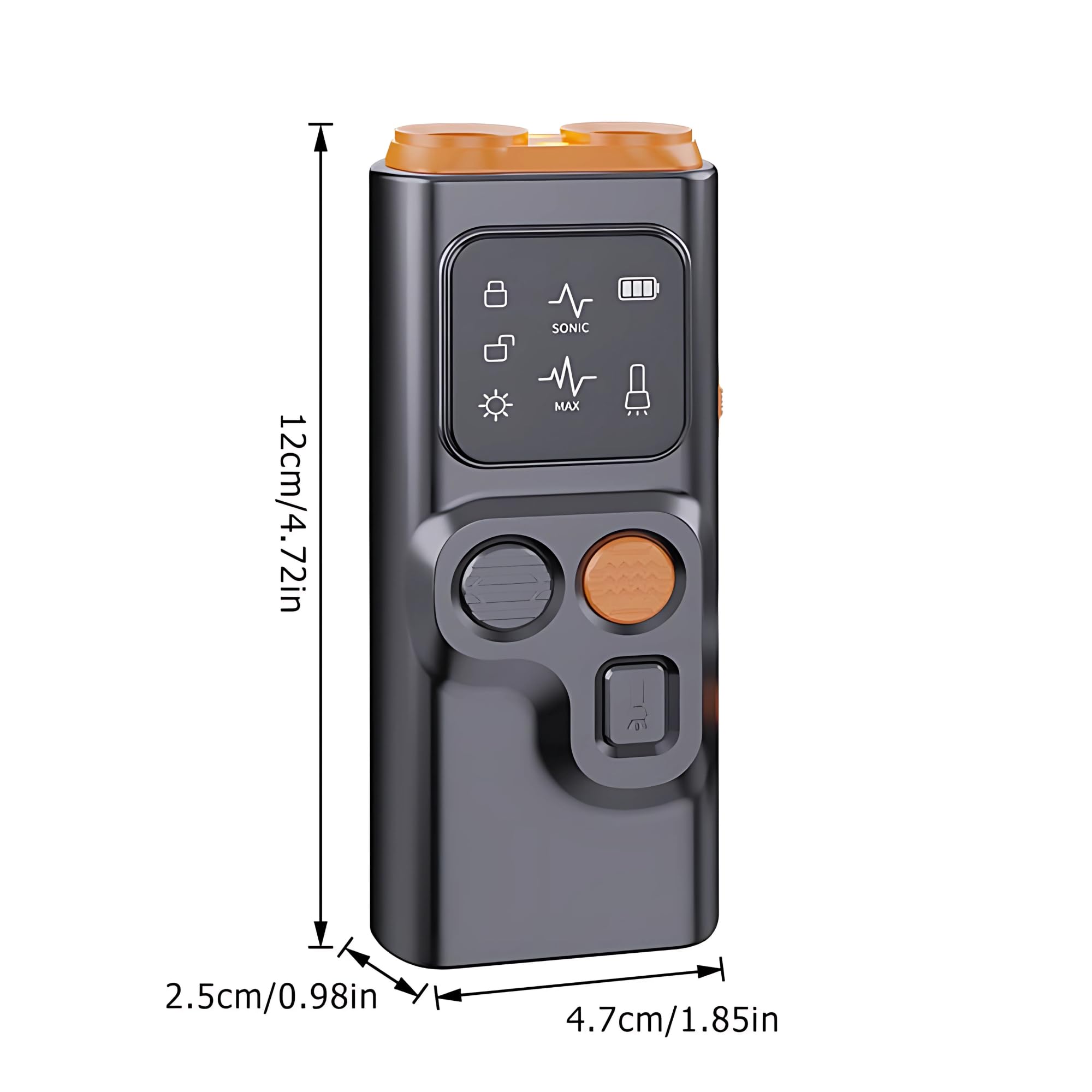 Fortschrittliche Ultraschall-Hunde-Bellschreck mit dualen Schallfrequenzen & LED-Taschenlampe - Sicheres & effektives Hand-Trainingsgerät für Haustiere & Outdoor