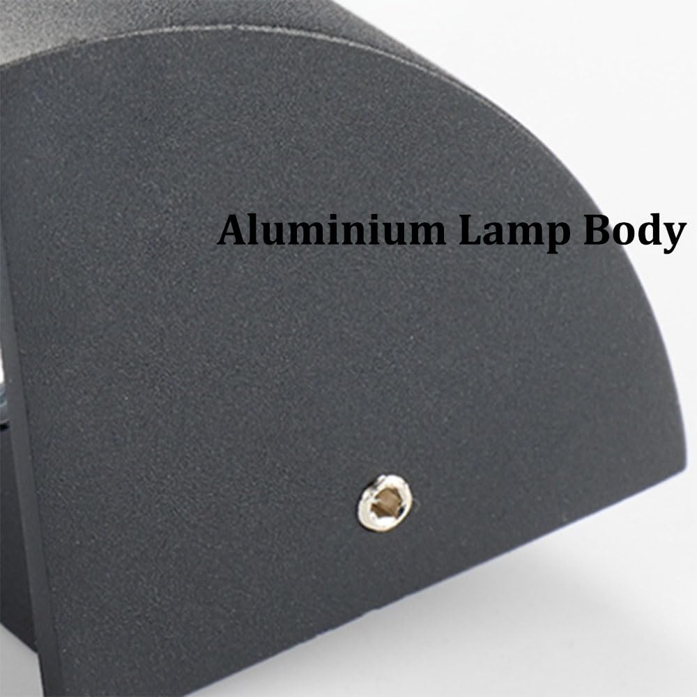 Applique Murale d'extérieur Noire à LED, Simple, Haute luminosité, intégrée, étanche IP65, en Aluminium, pour Maison, terrasse, Porche