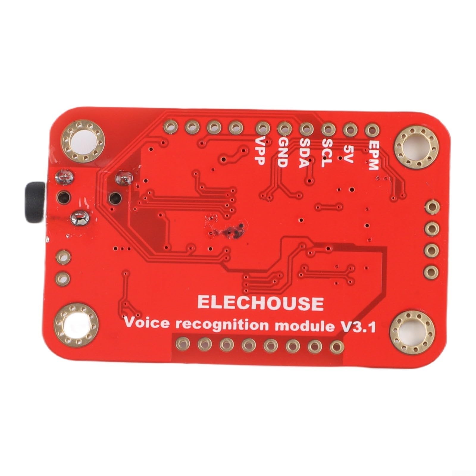 Module de reconnaissance vocale pour V3 avec microphone, prend en charge jusqu'à 80 commandes et exécute 7 simultanément, compatible avec bibliothèque Arduino, UART et contrôle GPIO