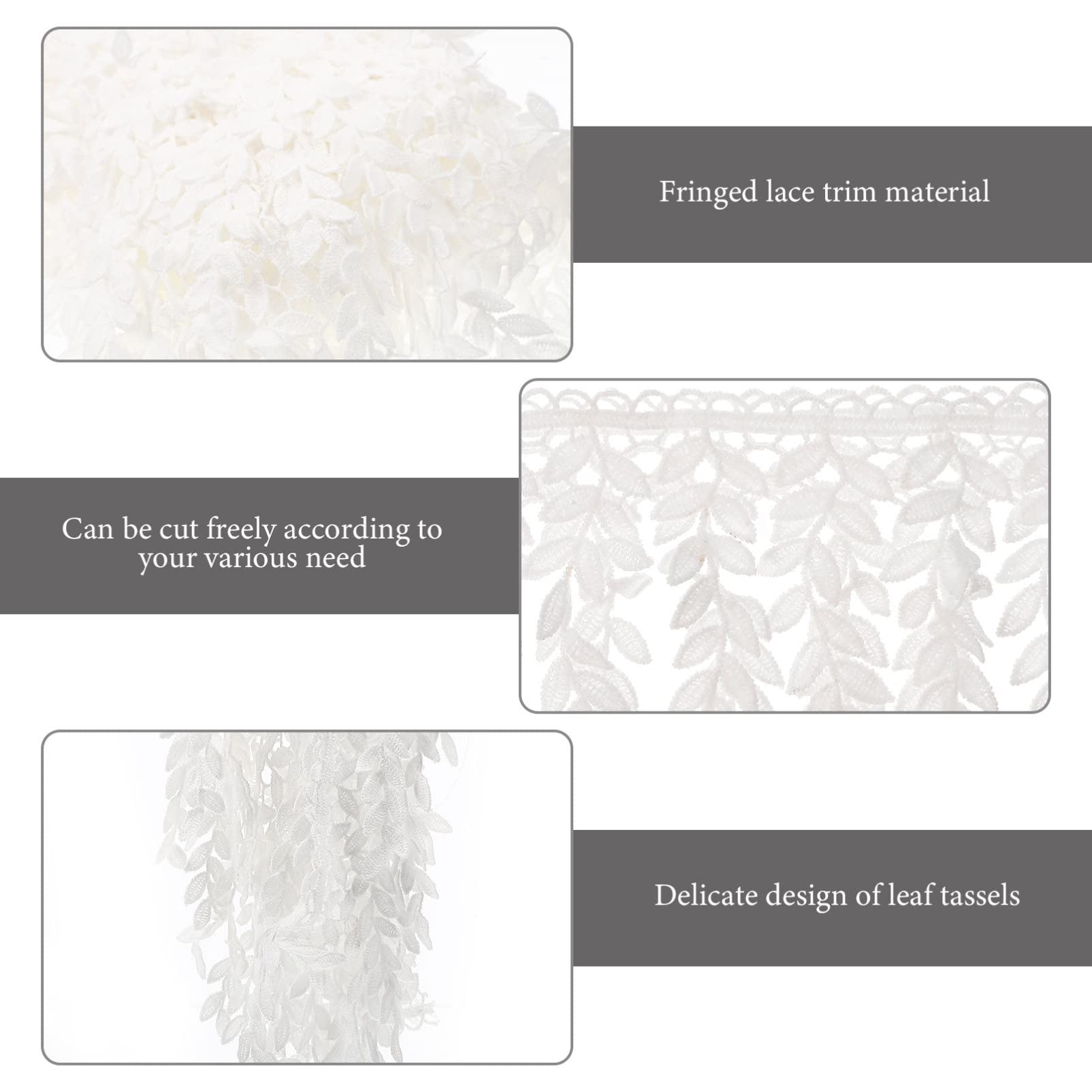 Ciieeo Accesorios De Encaje Cinta De Encaje Para Manualidades Adorno Decorativo Para Costura y Decoración De Bodas