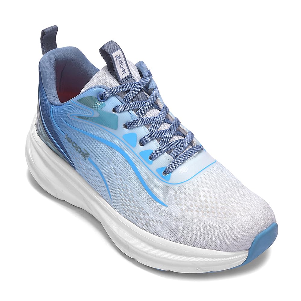 liberty LEAP7X DRIVSTEP-E Walking Shoes for Men – Navy & Teal Blue– Lace Up Training Shoes with Cushioning Sole-picture-10