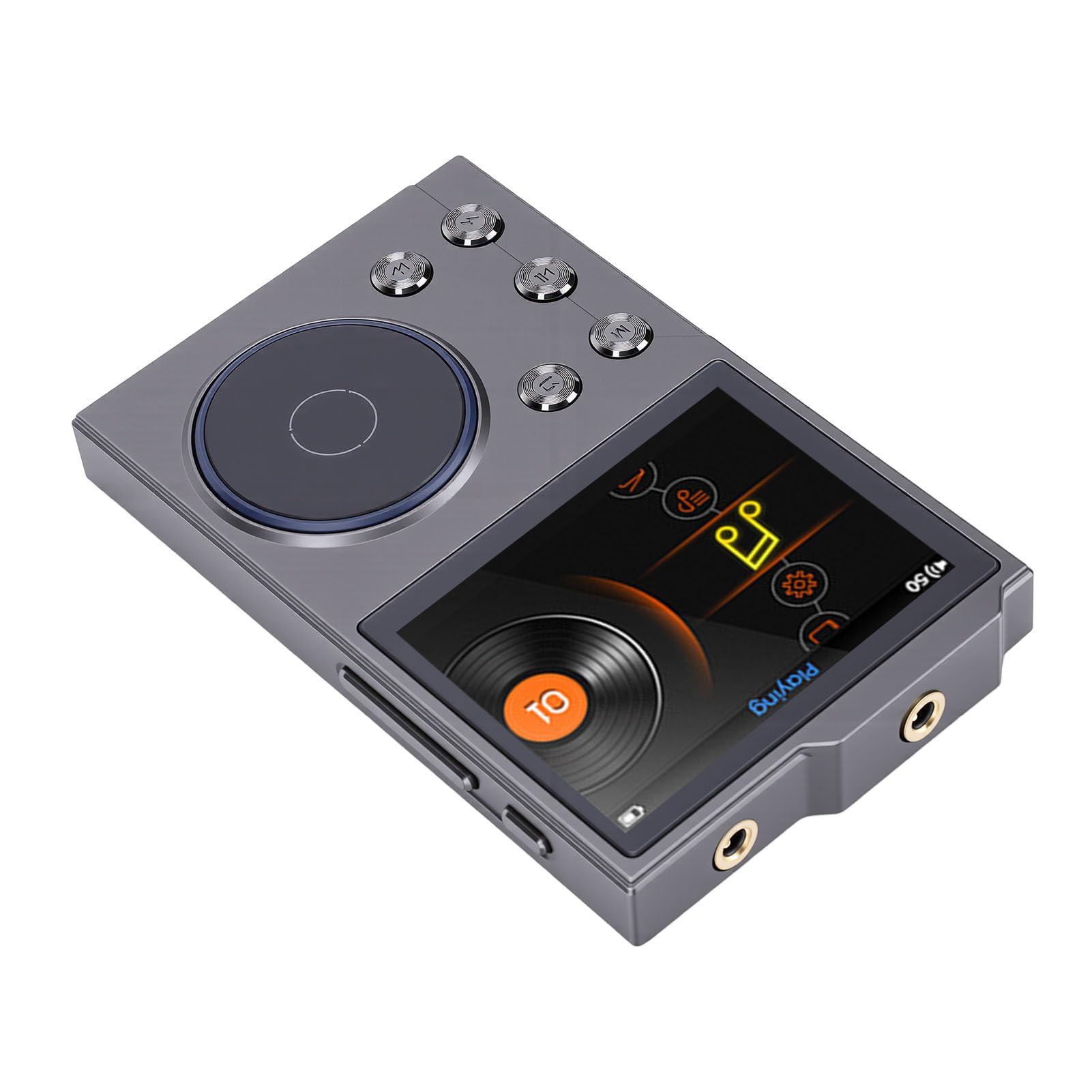 Sxhlseller Lettore MP3 HiFi con Bluetooth 5.0, Supporto Audio Lossless Fino a 256 GB, Display HD da 2,4", Riproduzione 15 Ore, Lettore Audio Digitale Portatile per Audiofili