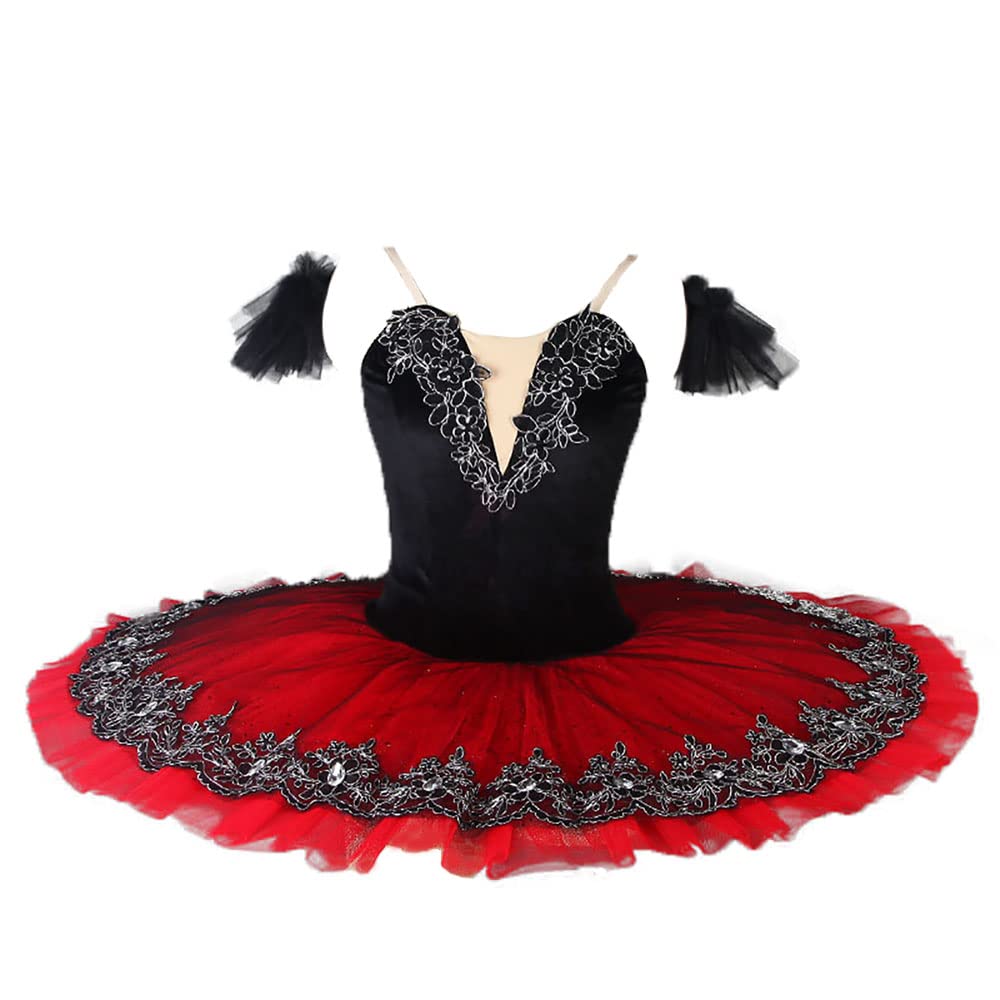 MTPLOP Swan Lake Performance Costume Ballet Dress White Sarong Competition Tutu Kids Adult Ballet Puffy Skirt