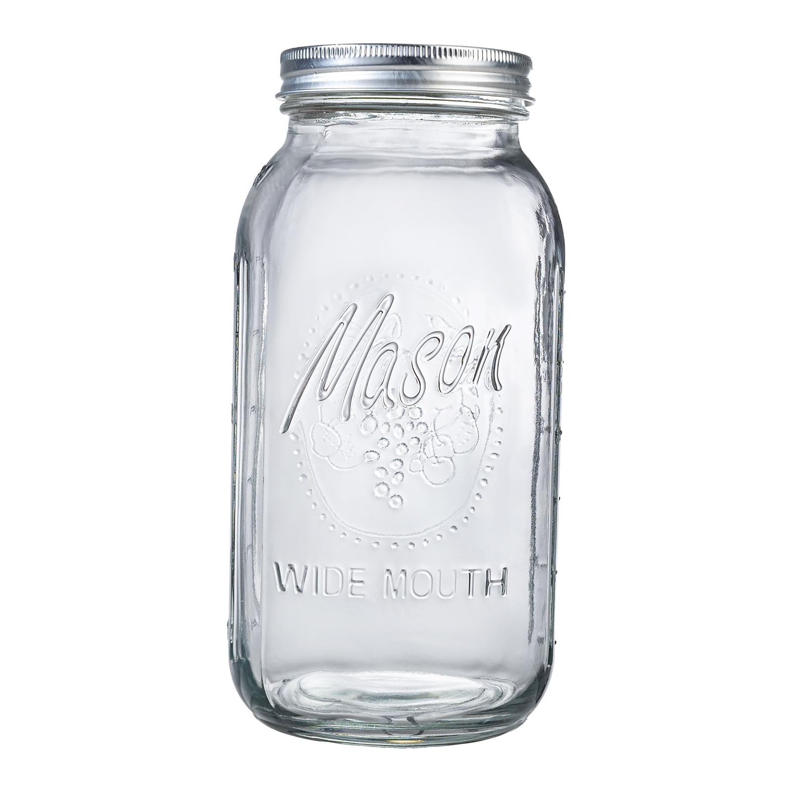 WELLIFE 64 oz Wide Mouth Mason Jar 1-Pack