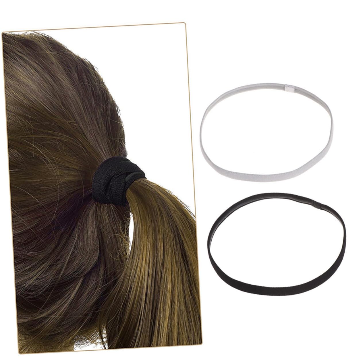 IWOWHERO Elastic Yoga Headband 4 Pack Candy Color Sports Headwrap Hair Hoops for Women Girls Yoga Workout