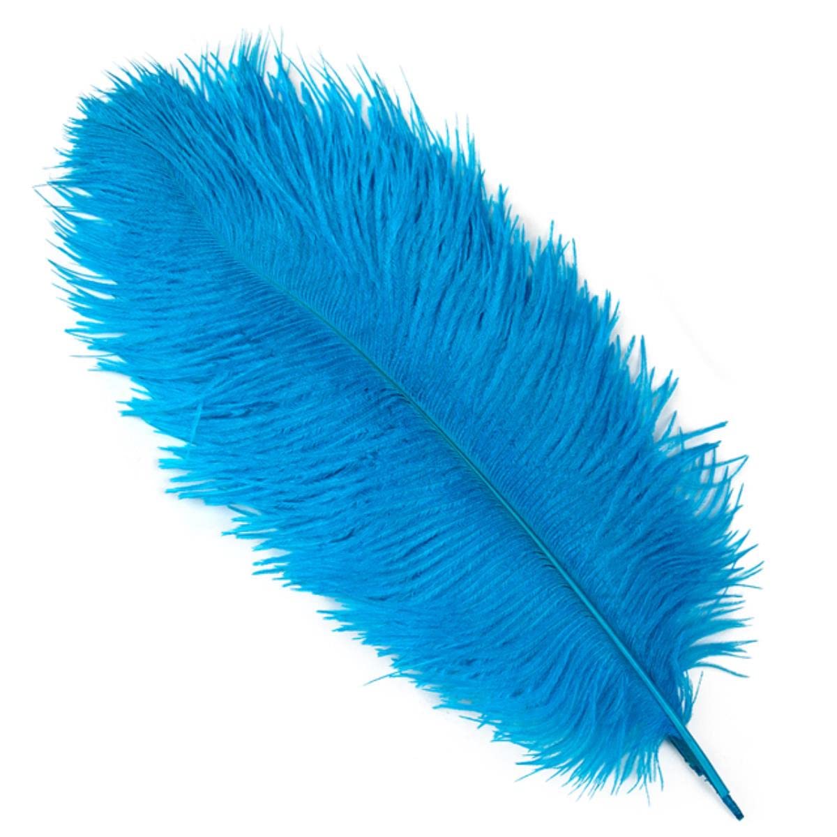 Photo 1 of 10PCS Colorful Natural Ostrich Feathers 20-50 CM/8-20 inch for Handicraft Accessories Wedding Table Centerpiece Decoration Pluma-24 Lake Blue,25-30cm 10-12inch 24 Lake Blue 25-30cm 10-12inch