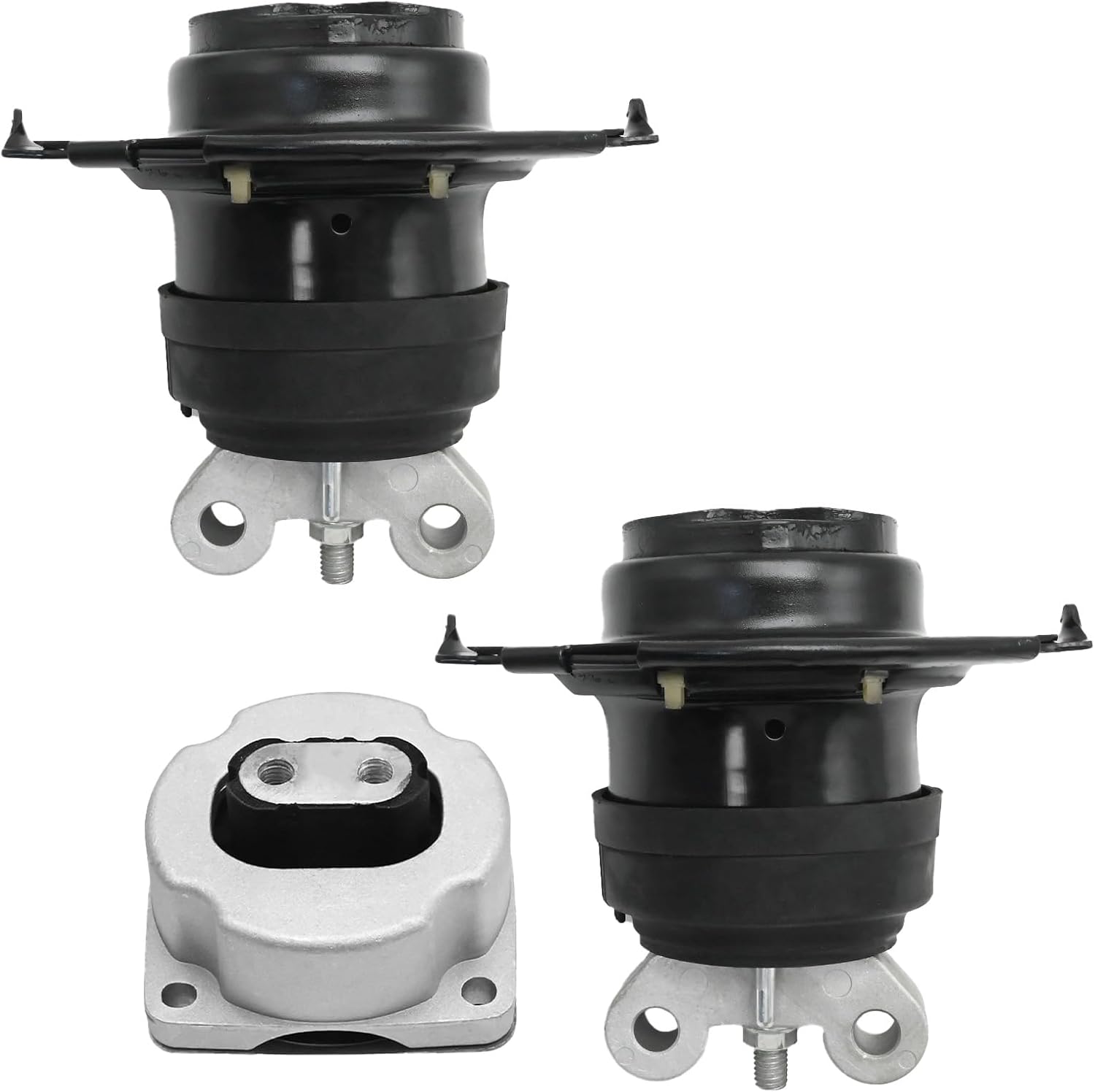 5090140AG 52124671AE Engine Front Motor Mount Transmission Mount Kit 3PCS Replacement for Dodge 2011-2022 Charger, Challenger and Chrysler 2011-2022 300, 3.6L 5.7L, Automatic Trans