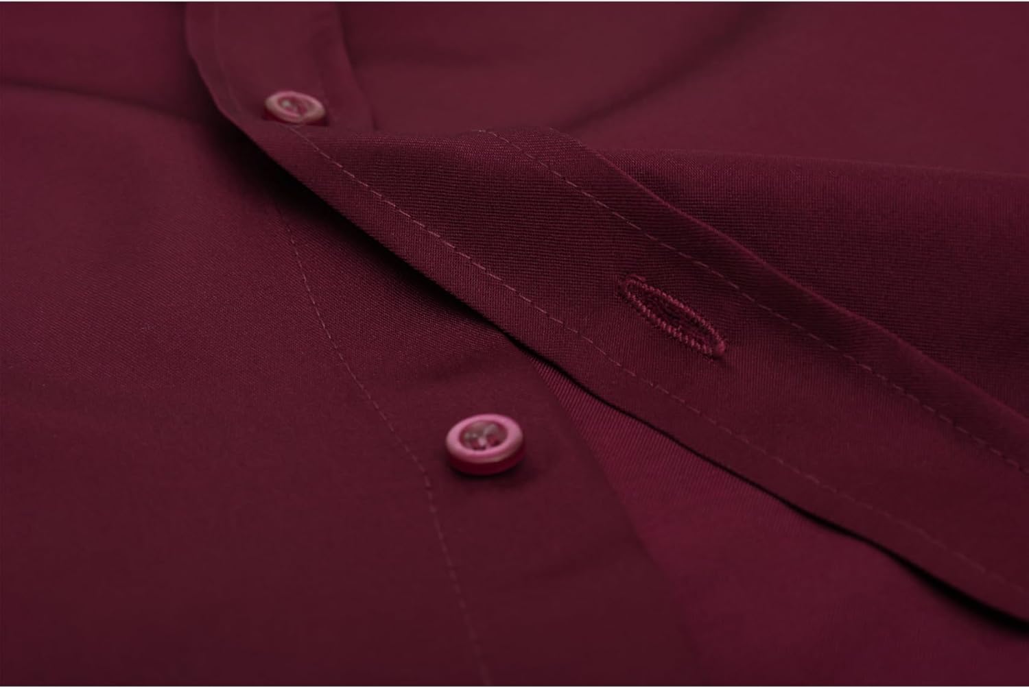 Lilax Boys' Button Down Shirt Solid Long Sleeve Dress Shirt - Image 8