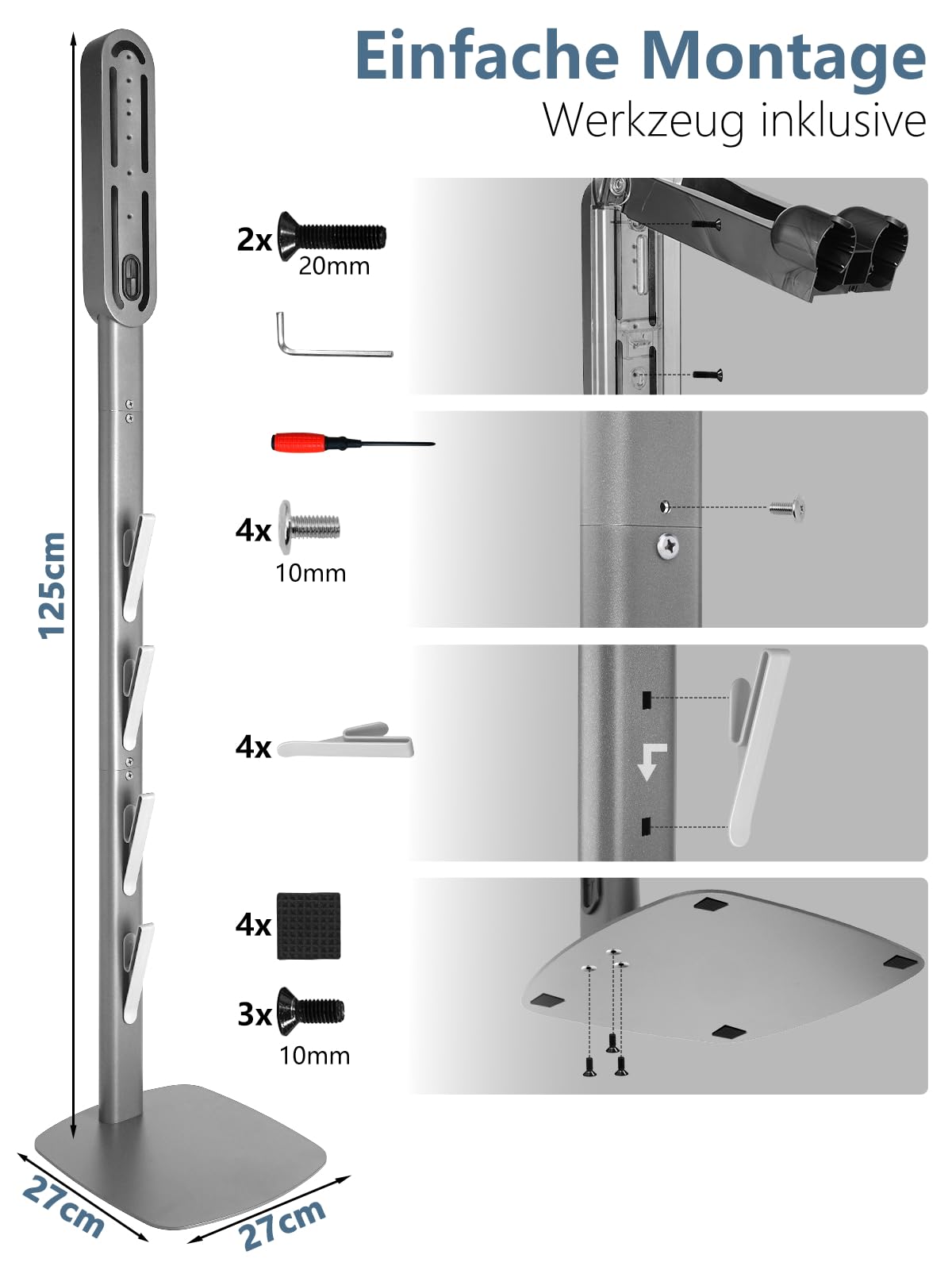 mepure Dyson Ständer, Staubsauger Halterung für Gen5 V16 V15 V12 V11 V10 V8