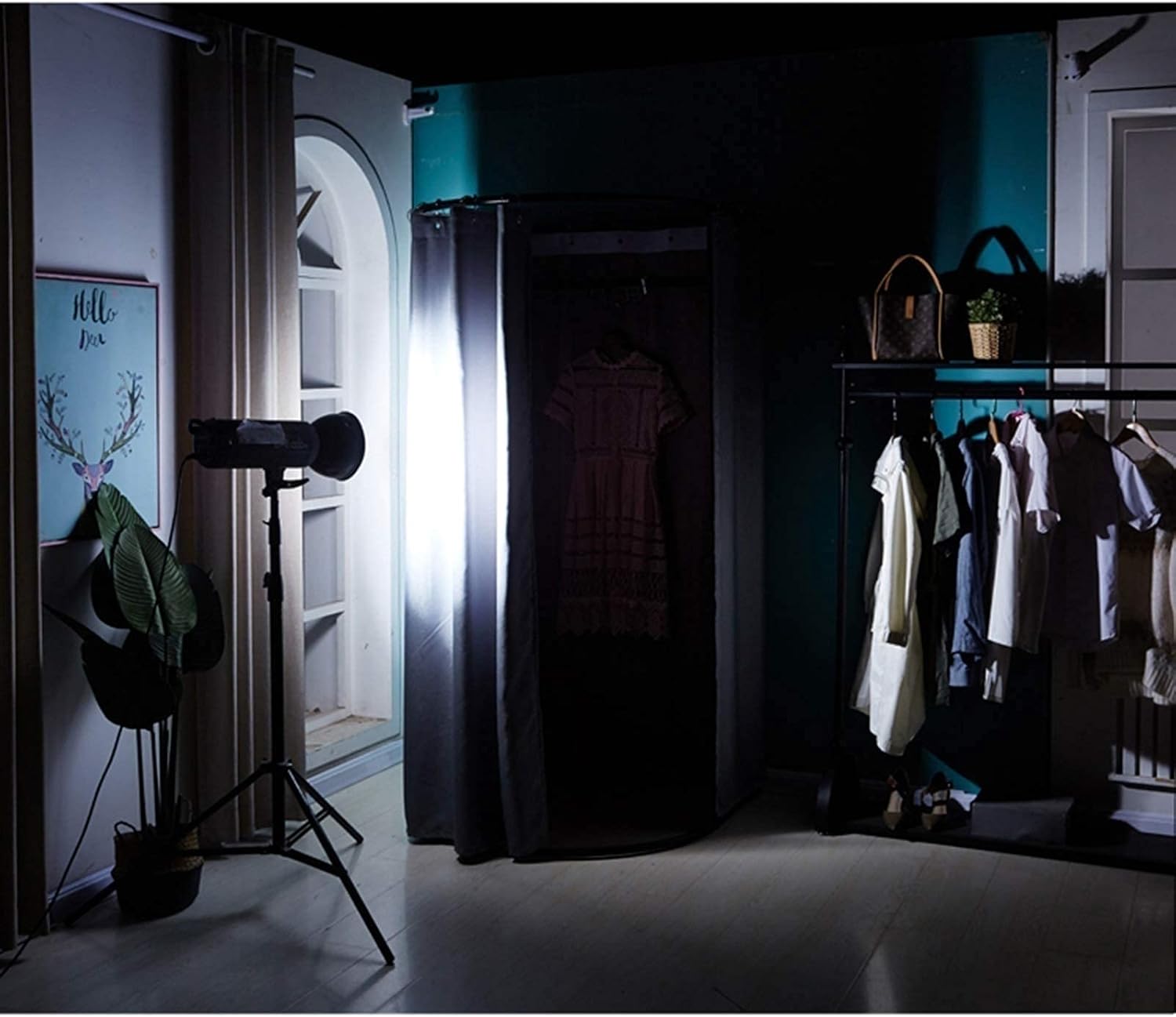 衣料品店のフィッティングルーム 衣料品店ドレッシングルーム フィッティングルームドレッシング室 85x80x0cm Color Grise Size クロークルーム プライバシースクリーンパーティション モバイルディバイダーカーテンキット モールオフ用 金属製のフレームシェルフ 衣料品店のフィッティングルーム 衣料品店ドレッシングルーム フィッティングルームドレッシング室 85x80x0cm Color Grise Size クロークルーム プライバシースクリーンパーティション モバイルディバイダーカーテンキット モールオフ用 金属製のフレームシェルフ