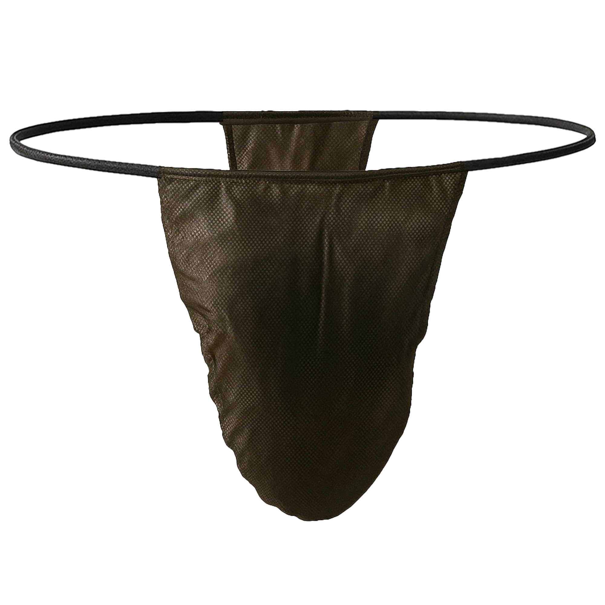 APPEARUS Men’s Disposable Black Thong Briefs – 36-Pack for Spa, Tanning, Massage, Waxing, Tattoo & Travel Use