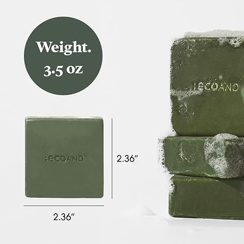 Miniatura 7 de Barra de champú vegano, 3.5 onzas, nutritiva natural del cuero cabelludo para cabello seco, dañado, débil o teñido, sin parabenos ni sulfatos,