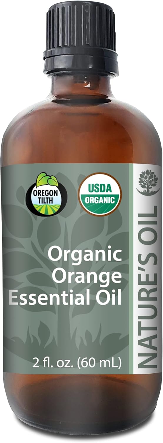 Best Orange Essential Oil Pure Certified Organic Therapeutic Grade 60ml
