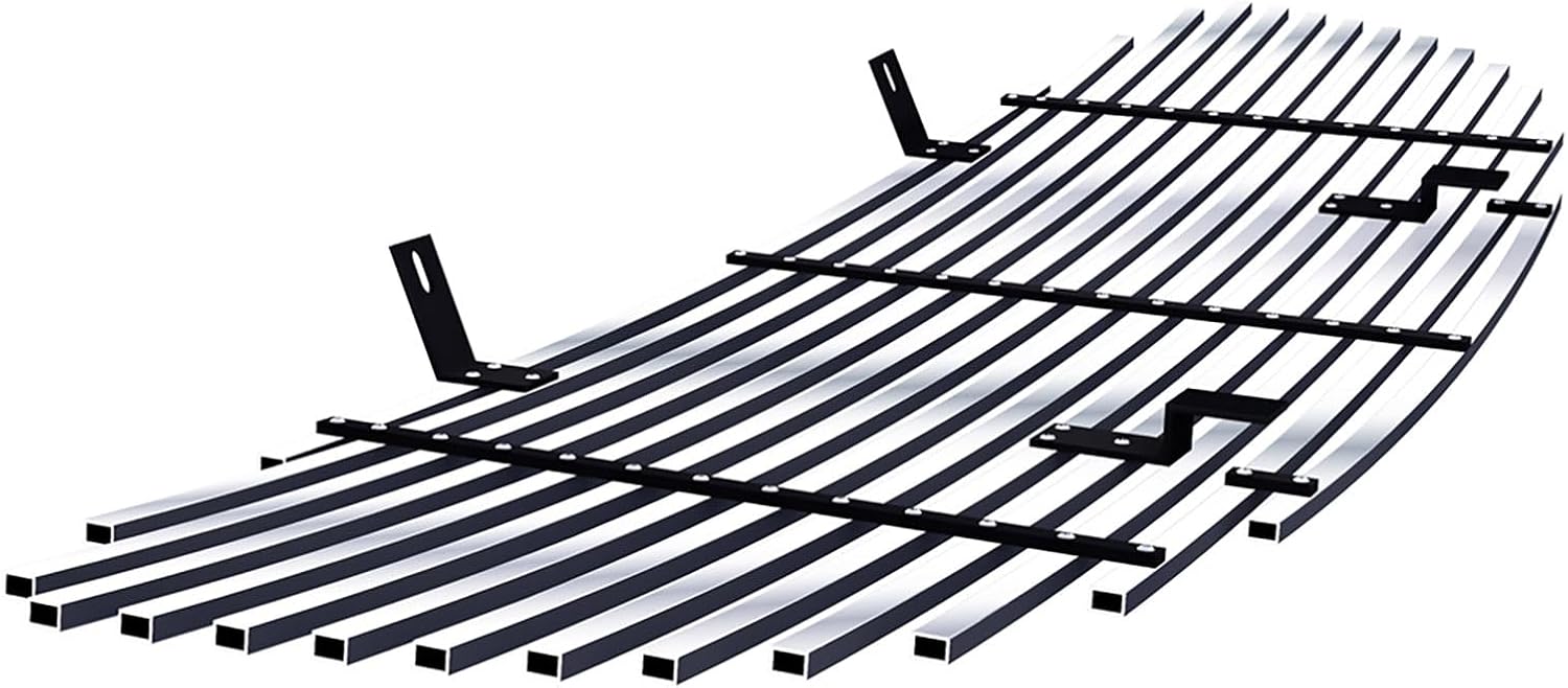 APS Compatible with Buick Lucerne 2006-2009 Main Upper Chrome Billet Front Grill Grille Insert RE-S86490A