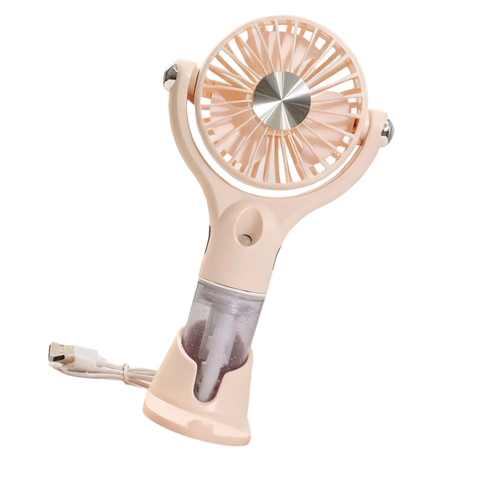 APGLSXY Portable Handheld Mist Fan Rechargeable Personal Cooling Fan for Outdoor Activities, Travel, Working Easy to Carry Outdoor Portable Handheld Quiet