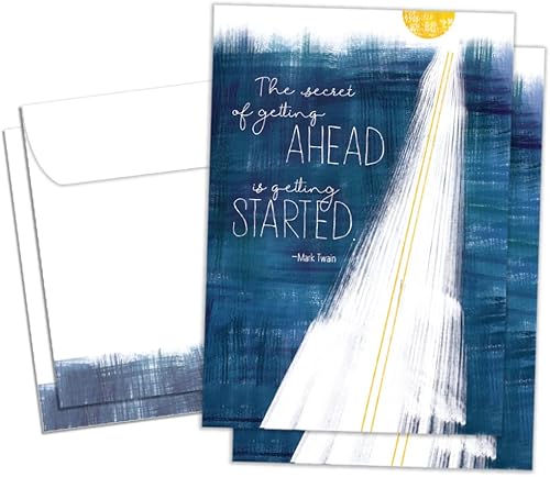 Tree-Free Greetings - Tarjetas de graduación - Diseños artísticos - 2 tarjetas + sobres a juego - Hecho en Estados Unidos - Papel 100% reciclado - 5