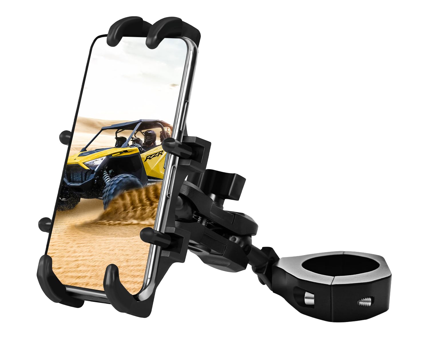 ZIDIYORUO UTV Phone Mount with Aluminum Bracket