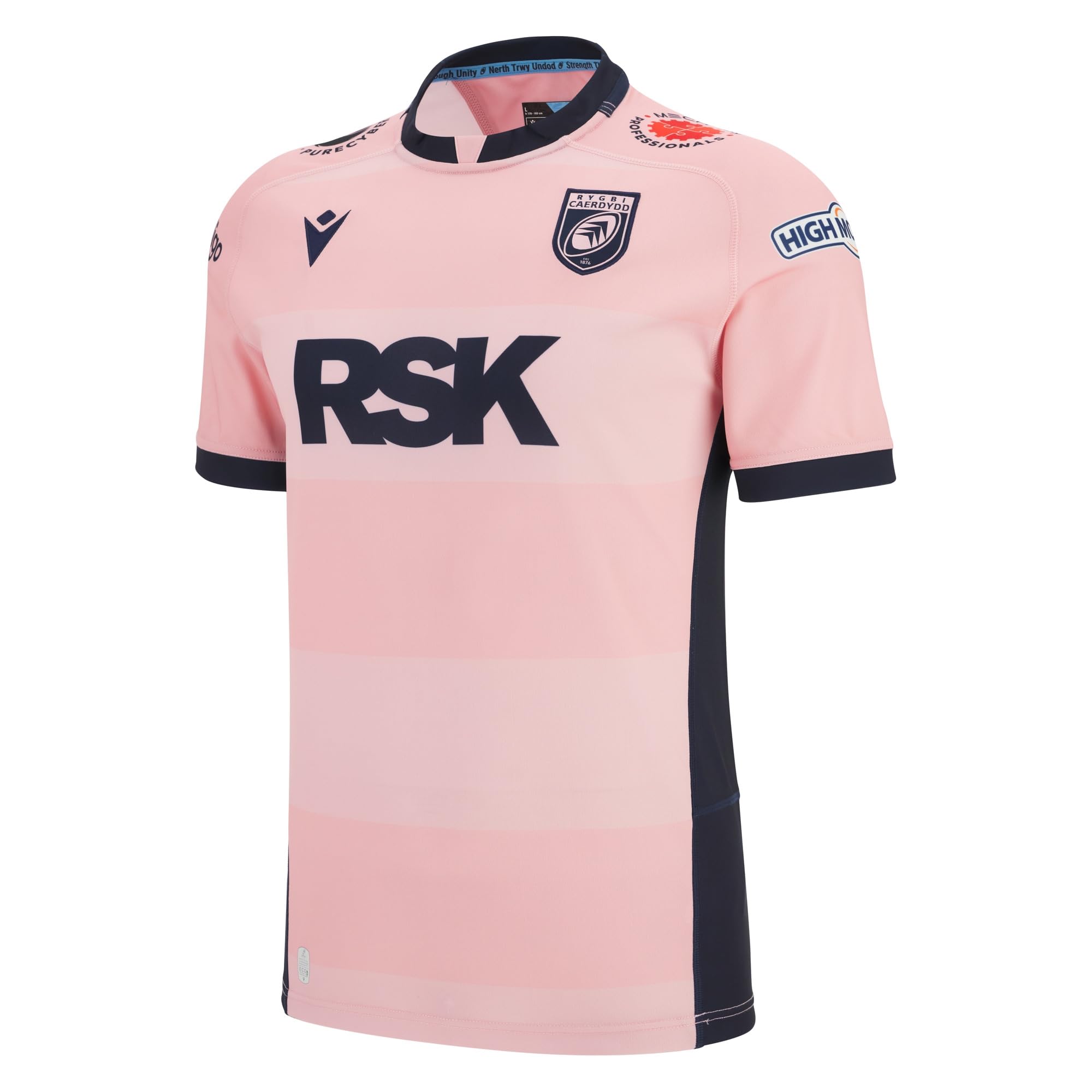 Macron Men's Purple Cardiff Rugby 2025/26 Away Rugby Shirt (Uk, Alpha, Xl, Regular, Regular)