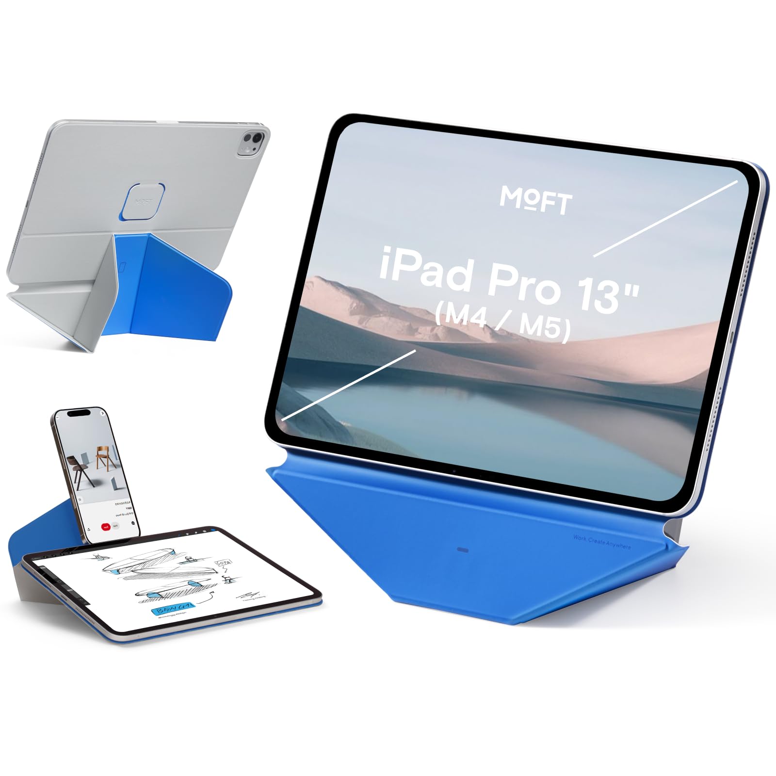 【新品同様】MOFT Dynamic Folio iPad Pro 13(M4) MOFT Dynamic Folio iPad Pro 13-inch Case (M5/M4, 2025/2024