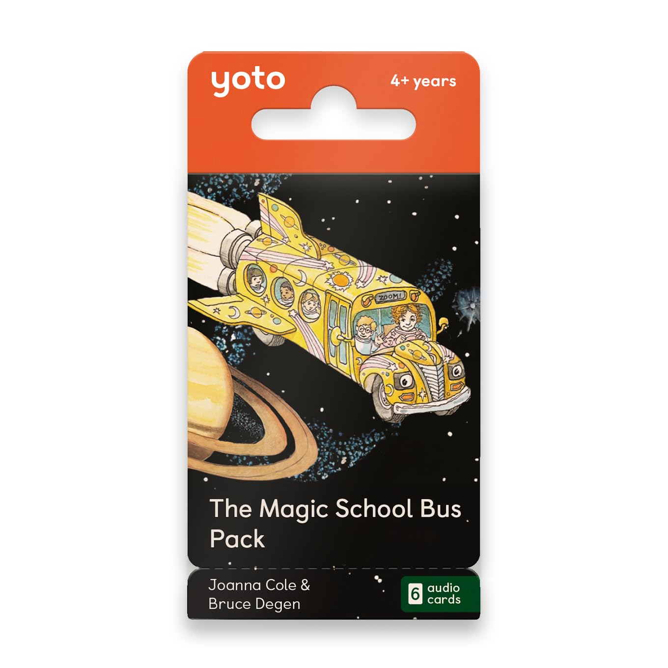 Yoto The Magic School Bus Pack - 6 Kids Audiobook Cards for Use with Player & Mini All–in–1 Audio Player, Educational & Screen–Free Listening with Fun