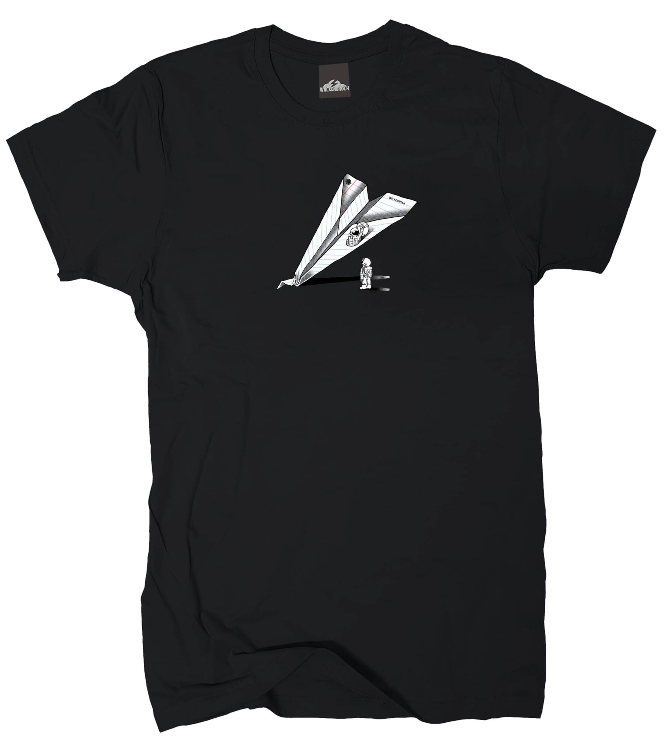 Wolkenbruch T-Shirt Lustiges Astronauten Papierflieger Shirt vers. Farben (M bis 5XL)