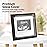 KeaBabies Baby Sonogram Picture Frame - Modern Ultrasound Picture Frames for Mom to Be, First Pregnancy Gifts for Expecting Mom & First Time Dad, Baby Gender Reveal Gifts (Onyx Black)