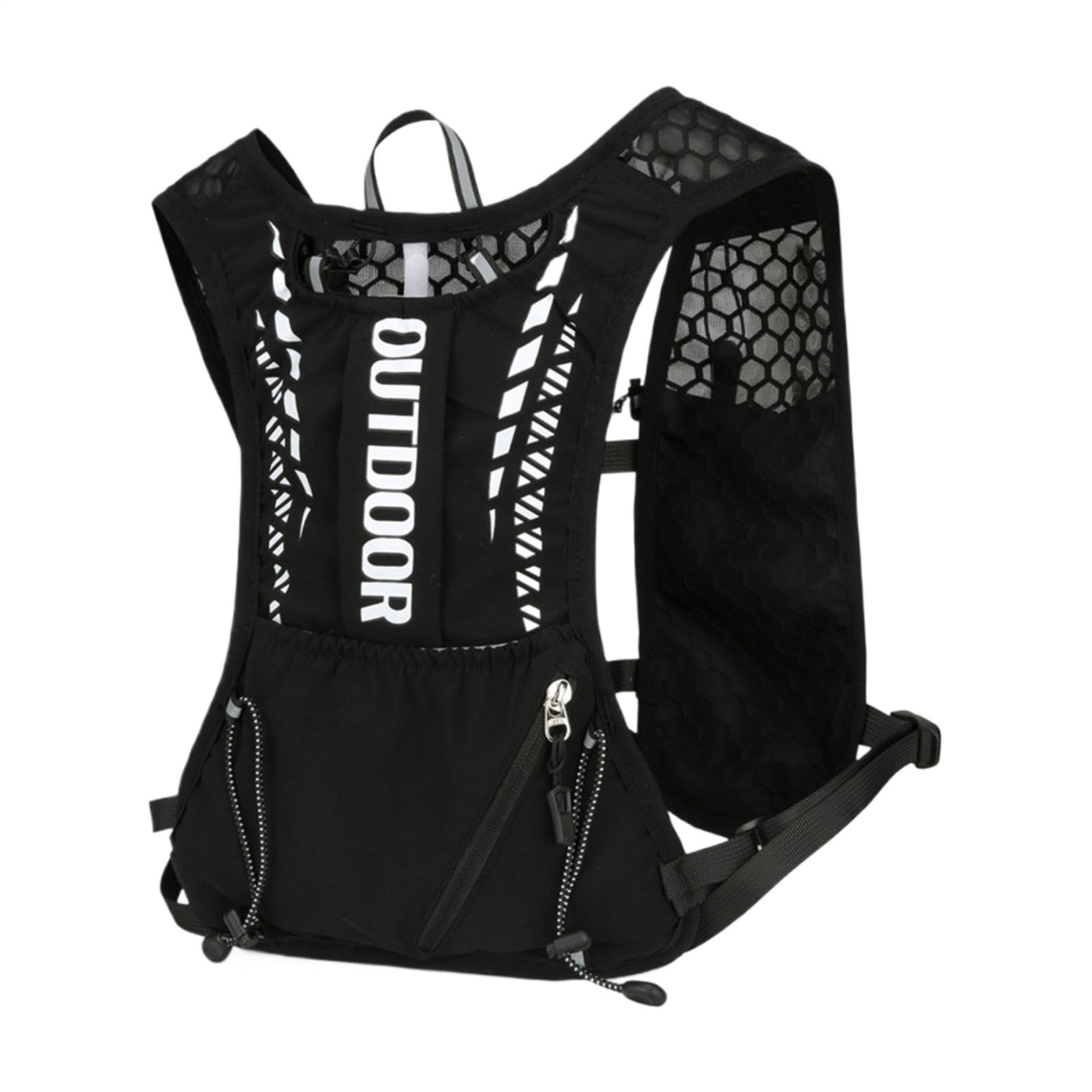 Gilet de Course, Gilet d'hydratation,Running Vest Chest Téléphone Téléphone - Supplies de Fitness Portables, à séchage Rapide pour Les Femmes et Les Hommes de randonnée en Plein air Jogging